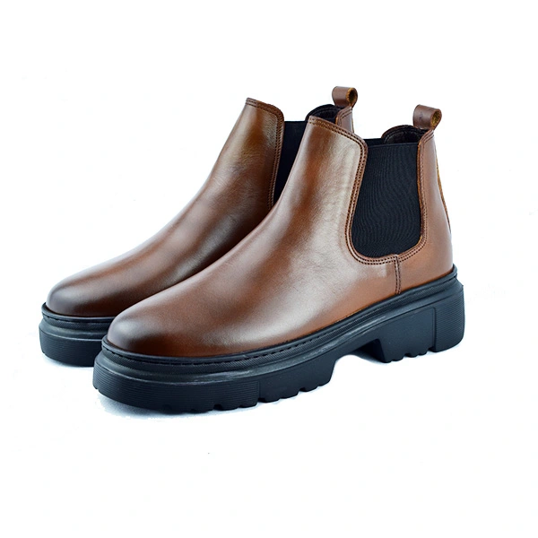 Bottine homme 460 marron cuir pour homme ....  miniature